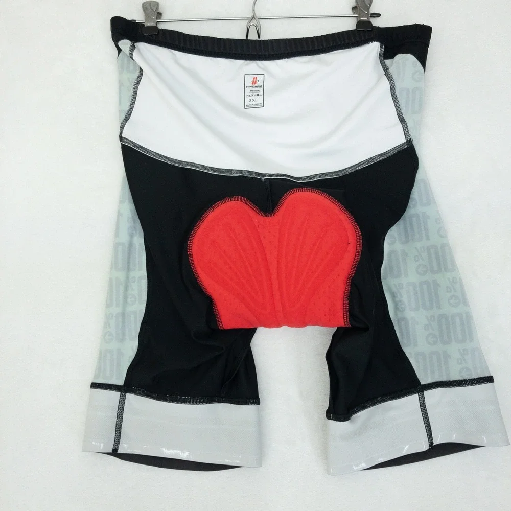Hincapie Cycling Shorts Mens 3XL Black Pelotonia Padded Bike Gear Stretch Biking